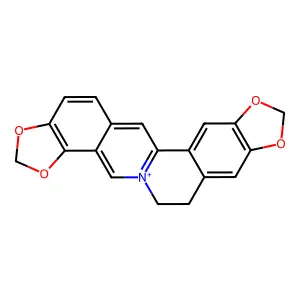 黄连碱 structure