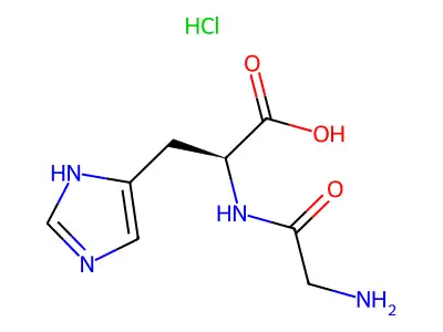 Glycyl-histidine structure