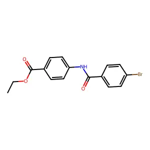 Ethyl 4-[(4-bromobenzoyl)amino]benzoate structure