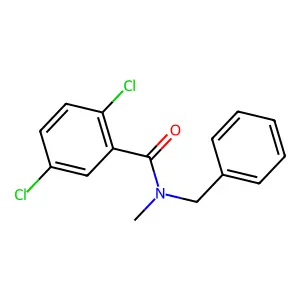 N-benzyl-2,5-dichloro-N-methylbenzamide structure