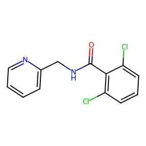 2,6-Dichloro-N-pyridin-2-ylmethyl-benzamide structure