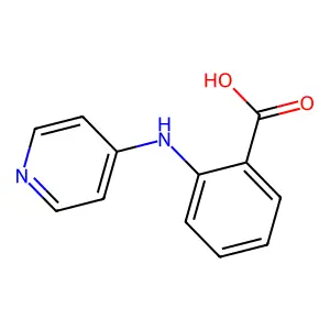 2-(4-吡啶氨基)苯甲酸 structure