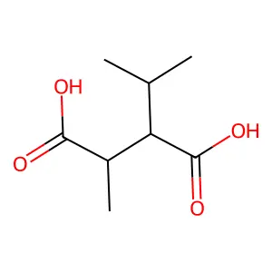 2-Methyl-3-(propan-2-yl)butanedioic acid structure