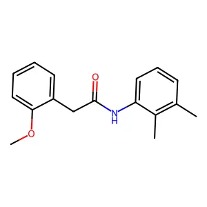 N-(2,3-dimethylphenyl)-2-(2-methoxyphenyl)acetamide structure
