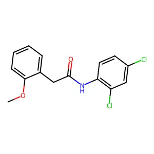 N-(2,4-dichlorophenyl)-2-(2-methoxyphenyl)acetamide structure