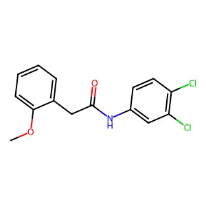 N-(3,4-dichlorophenyl)-2-(2-methoxyphenyl)acetamide structure