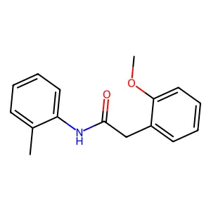 2-(2-methoxyphenyl)-N-(2-methylphenyl)acetamide structure