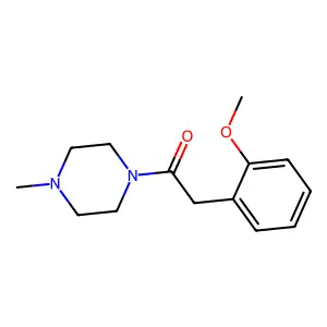 2-(2-Methoxyphenyl)-1-(4-methylpiperazin-1-yl)ethanone structure