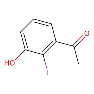1-(3-Hydroxy-2-iodophenyl)ethanone structure