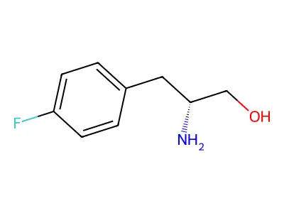 2-Amino-3-(4-fluorophenyl)propan-1-ol structure