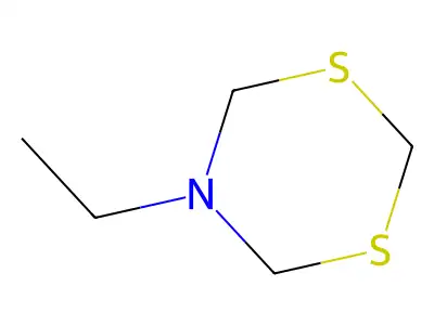 5-Ethyl-1,3,5-dithiazinane structure