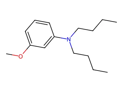 N,N-Dibutyl-3-methoxybenzenamine structure