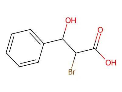 2-溴-3-羟基-3-苯基丙酸 structure