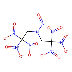 N-Nitrosobis(2,2,2-trinitroethyl)amine structure