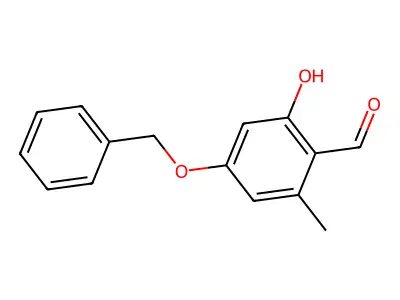 4-(Benzyloxy)-2-hydroxy-6-methylbenzaldehyde structure