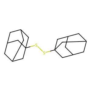 Disulfide, bis(tricyclo(3.3.1.13,7)dec-1-yl) structure