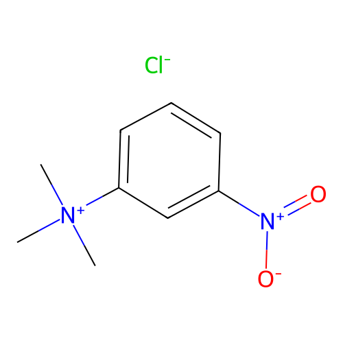 N,N,N-trimethyl-3-nitroanilinium chloride structure