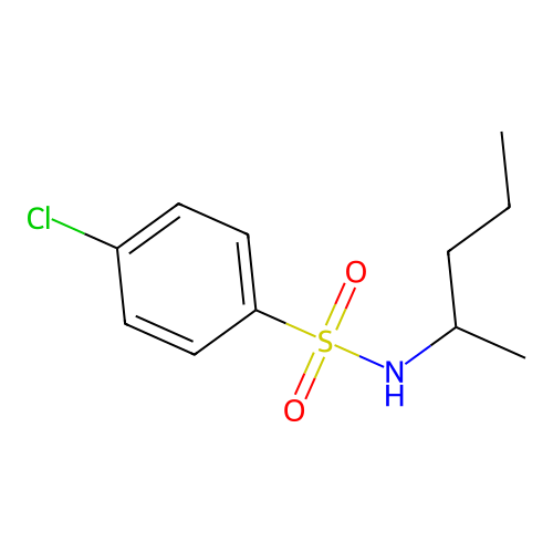[(4-Chlorophenyl)sulfonyl](methylbutyl)amine structure