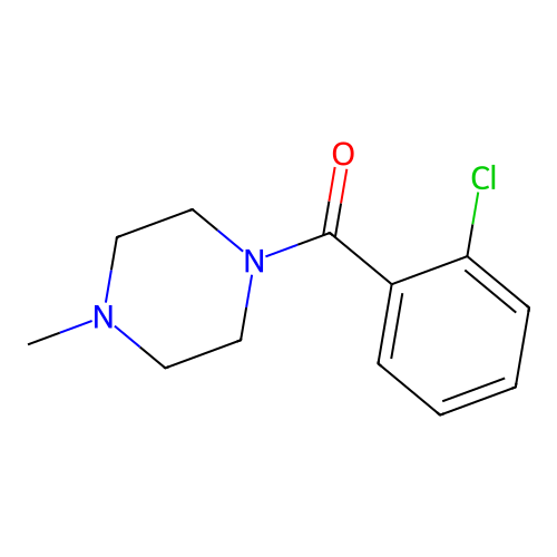 (2-Chlorophenyl)-(4-methylpiperazin-1-yl)methanone structure