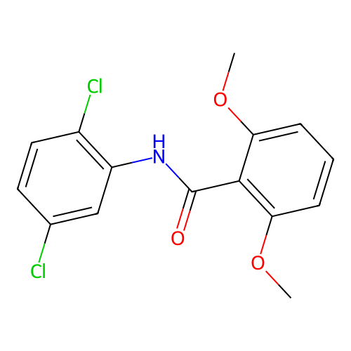 N-(2,5-dichlorophenyl)-2,6-dimethoxybenzamide structure