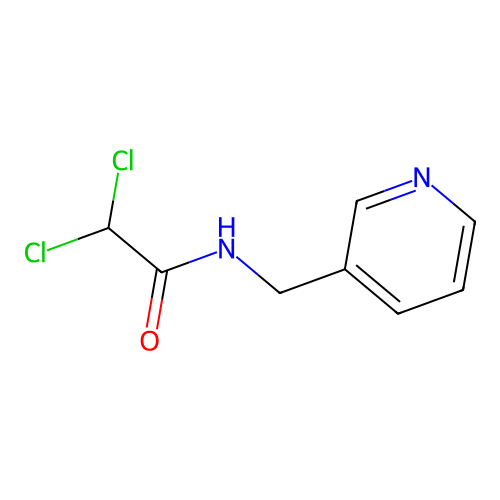 2,2-二氯-N-(吡啶-3-基甲基)乙酰胺 structure