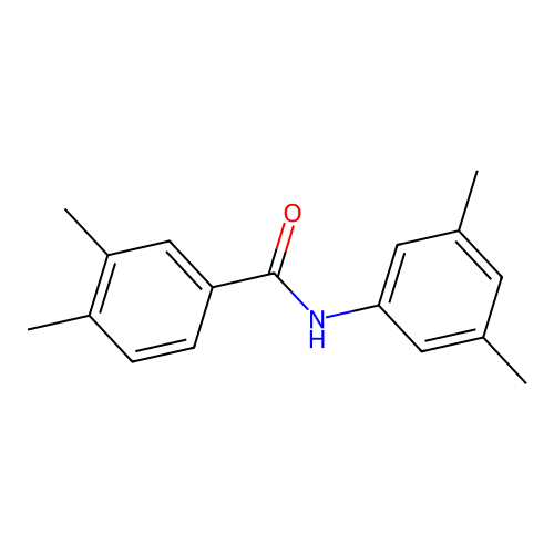 N-(3,5-dimethylphenyl)-3,4-dimethylbenzamide structure