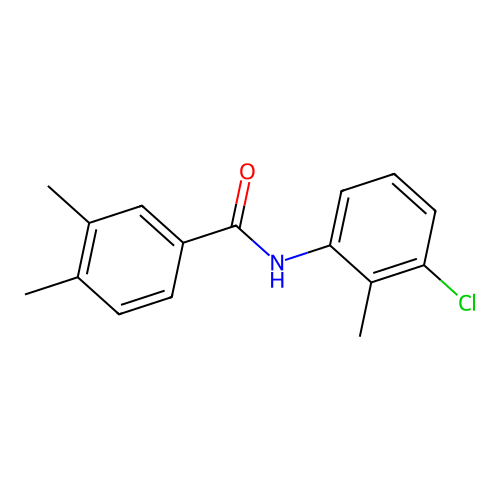 N-(3-chloro-2-methylphenyl)-3,4-dimethylbenzamide structure