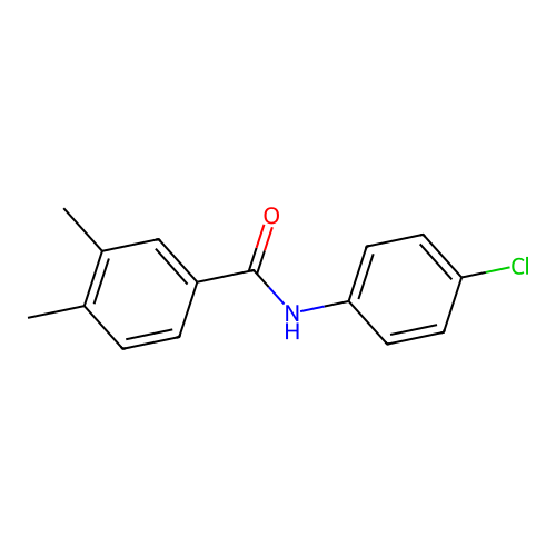 N-(4-氯苯基)-3,4-二甲基苯甲酰胺 structure