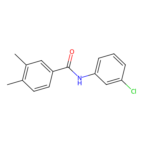 N-(3-氯苯基)-3,4-二甲基苯甲酰胺 structure