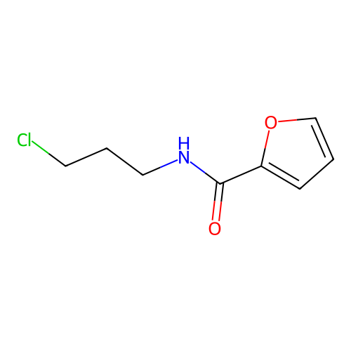 N-(3-chloropropyl)furan-2-carboxamide structure