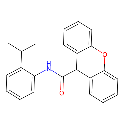 N-(2-异丙基苯基)-9H-吨-9-甲酰胺 structure