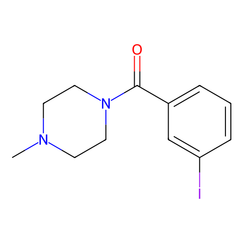 1-(3-Iodobenzoyl)-4-methylpiperazine structure
