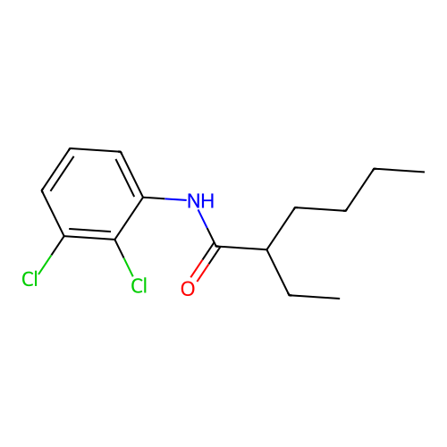 N-(2,3-dichlorophenyl)-2-ethylhexanamide structure