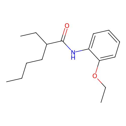 N-(2-ethoxyphenyl)-2-ethylhexanamide structure