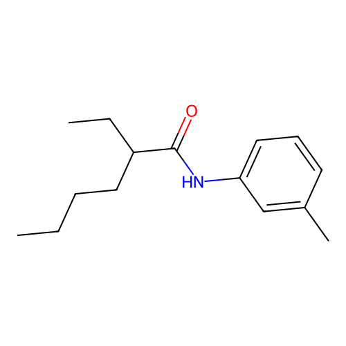 2-ethyl-N-(3-methylphenyl)hexanamide structure