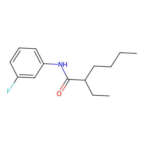 2-ethyl-N-(3-fluorophenyl)hexanamide structure