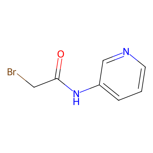 N-(3-Pyridyl)-2-bromoacetamide structure