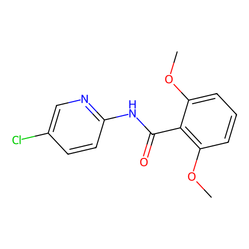 N-(5-chloropyridin-2-yl)-2,6-dimethoxybenzamide structure