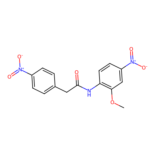 N-(2-methoxy-4-nitrophenyl)-2-(4-nitrophenyl)acetamide structure