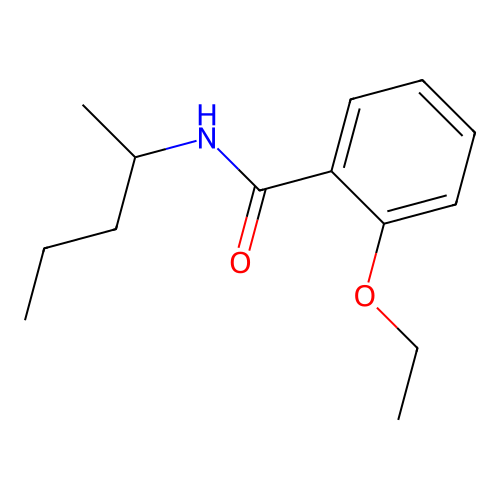 2-ethoxy-N-pentan-2-ylbenzamide structure