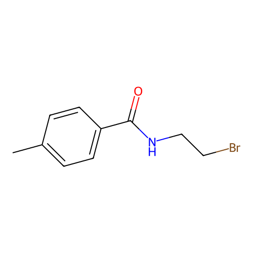 N-(2-bromoethyl)(4-methylphenyl)carboxamide structure
