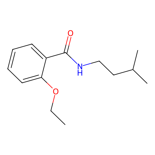 2-ethoxy-N-isopentylbenzamide structure