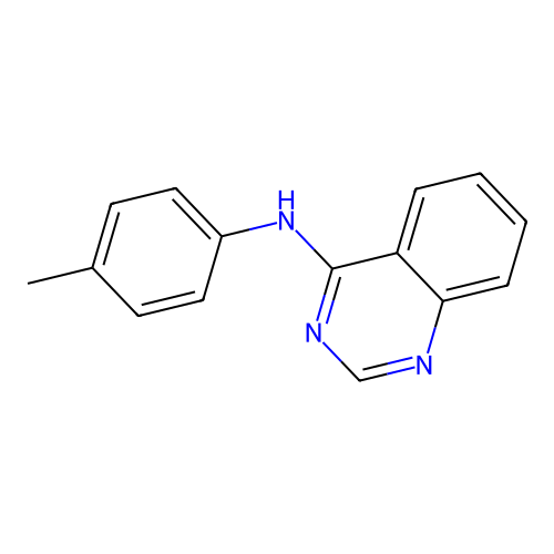 N-(4-methylphenyl)quinazolin-4-amine structure