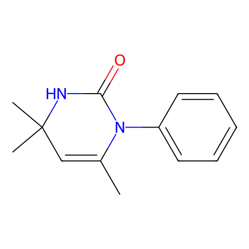 4,6,6-trimethyl-3-phenyl-1H-pyrimidin-2-one structure