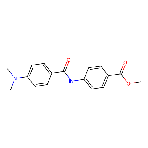 Methyl 4-({[4-(dimethylamino)phenyl]carbonyl}amino)benzoate structure