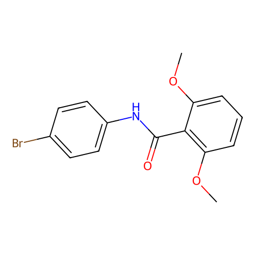 N-(4-bromophenyl)-2,6-dimethoxybenzamide structure