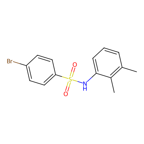 4-bromo-N-(2,3-dimethylphenyl)benzenesulfonamide structure