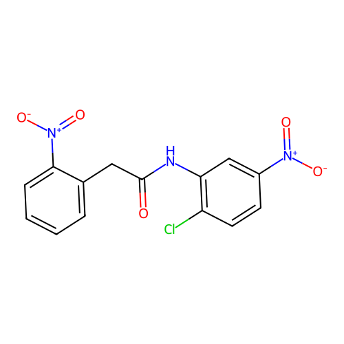 N-(2-chloro-5-nitrophenyl)-2-(2-nitrophenyl)acetamide structure
