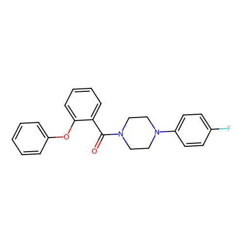 4-(4-Fluorophenyl)piperazinyl 2-phenoxyphenyl ketone structure