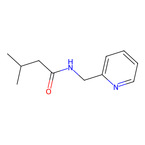 3-methyl-N-(pyridin-2-ylmethyl)butanamide structure